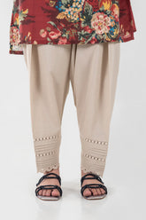 Stitched Beige Shalwar